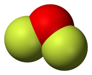 Oxygen-difluoride-geometry