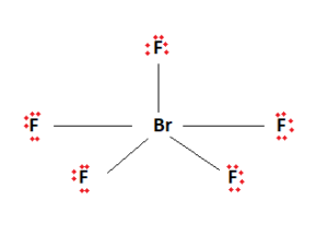 BrF5 arrangement