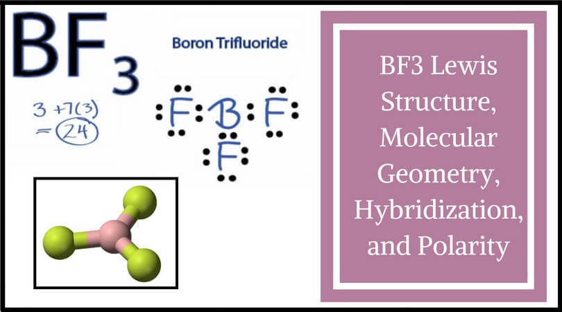 Bf3 Lewis Structure Molecular Geometry Hybridization And Polarity