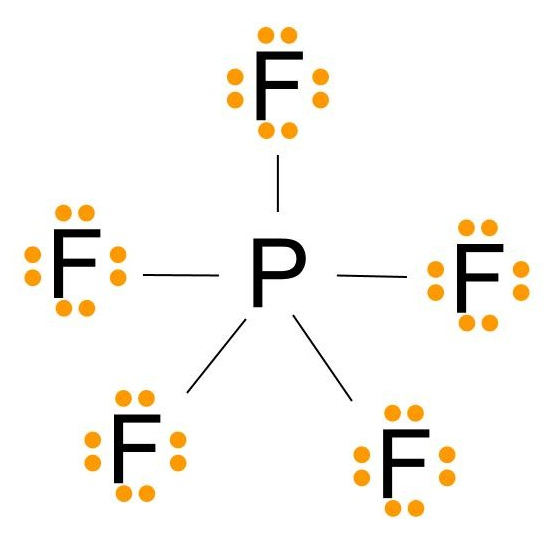 PF5 Lewis structure, Molecular Geometry, Bond angle and