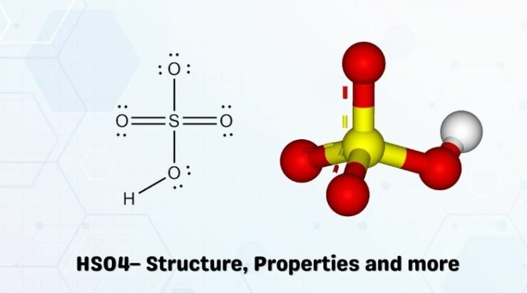 HSO4– Structure, Properties and more - Geometry of Molecules