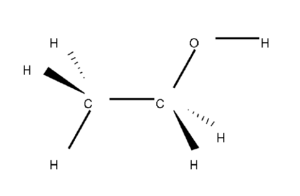 ethanol molecule polarity