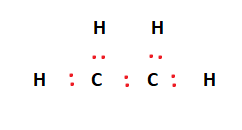 arrangement of electrons in C2H4