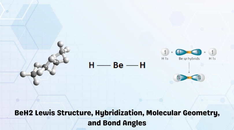 BeH2 Lewis Structure, Hybridization, Molecular Geometry, and Bond Angles